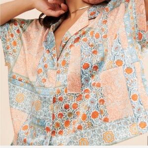 DRA | Silky Patchwork Buttondown and Pants